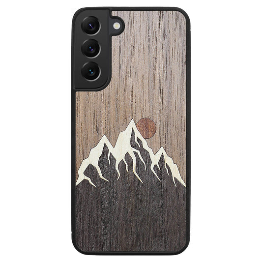Wooden Case for Samsung Galaxy S22 Plus Mountain