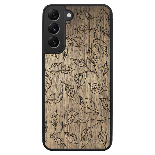 Wooden Case for Samsung Galaxy S22 Plus Botanical Leaves