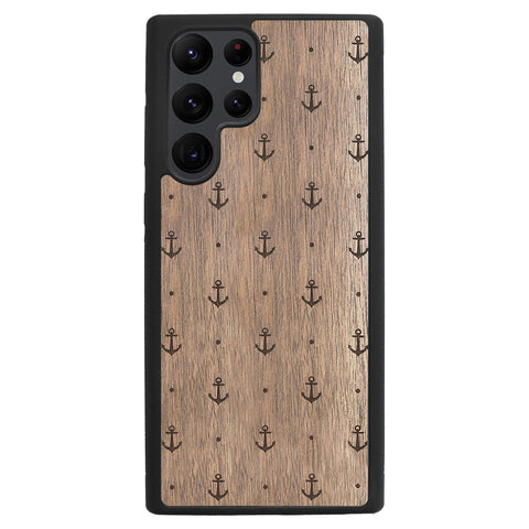 Wooden Case for Samsung Galaxy S22 Ultra Anchor