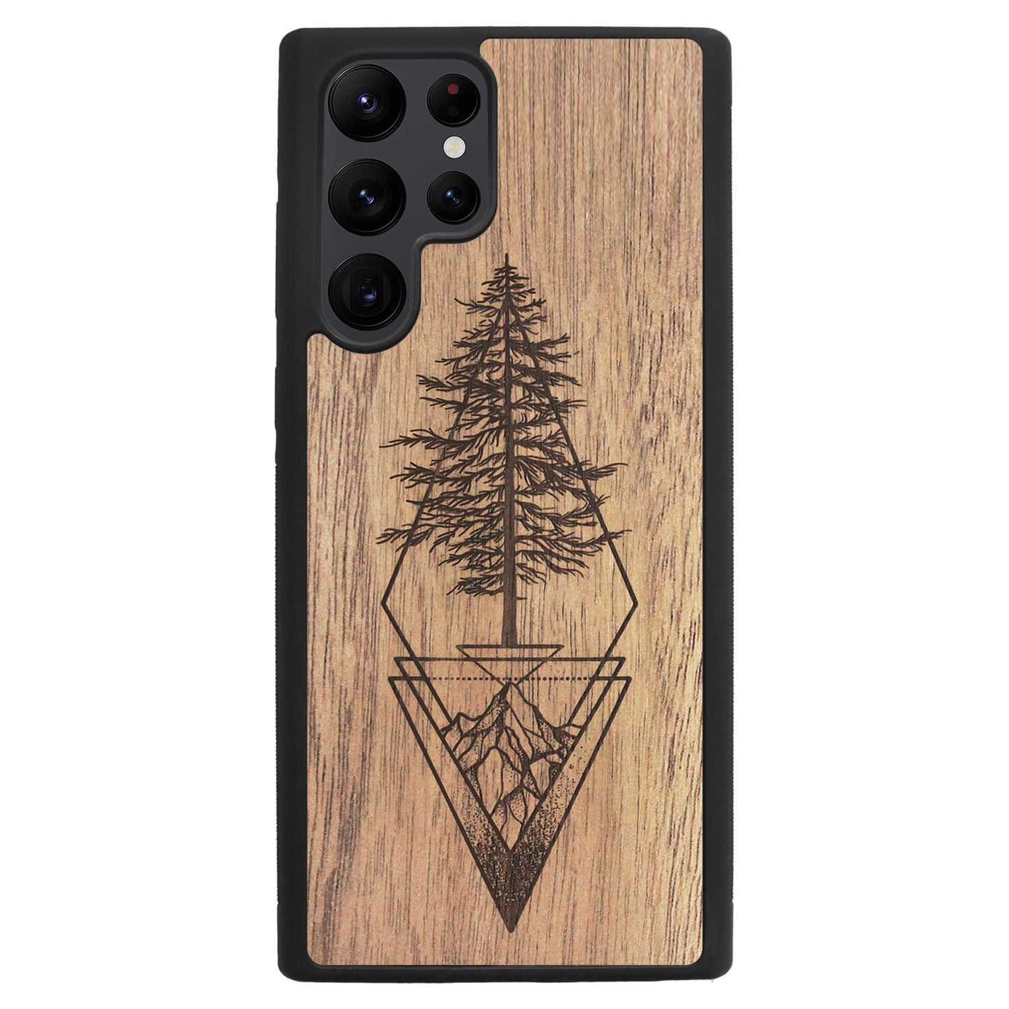 Wooden Case for Samsung Galaxy S22 Ultra Picea