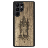Wooden Case for Samsung Galaxy S22 Ultra Pines