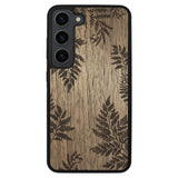 Wooden Case for Samsung Galaxy S23 Botanical Fern