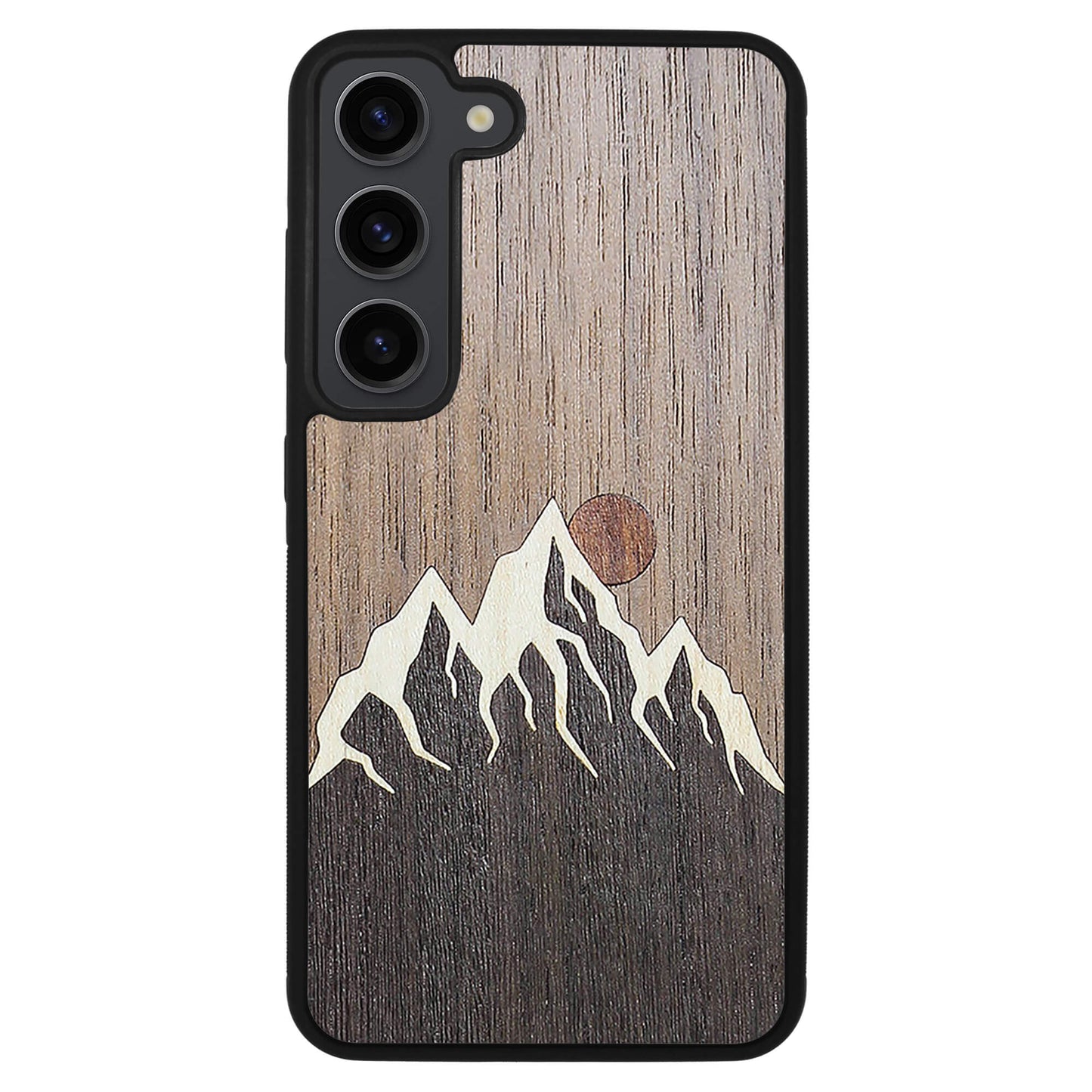 Wooden Case for Samsung Galaxy S23 Mountain