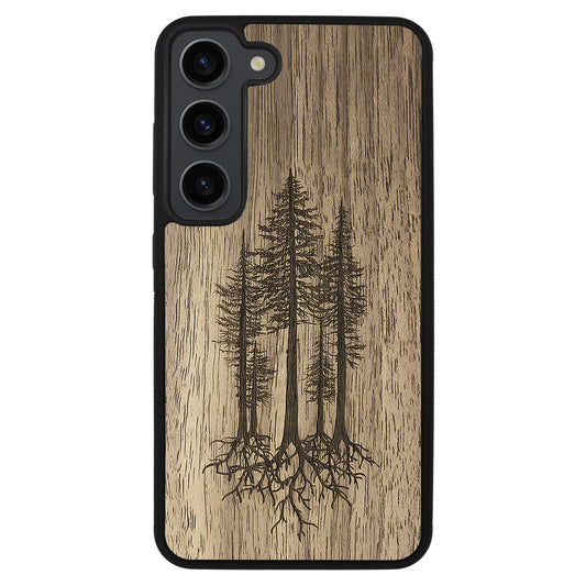 Wooden Case for Samsung Galaxy S23 Pines