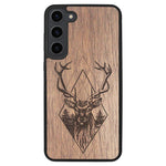 Wooden Case for Samsung Galaxy S23 Plus Deer