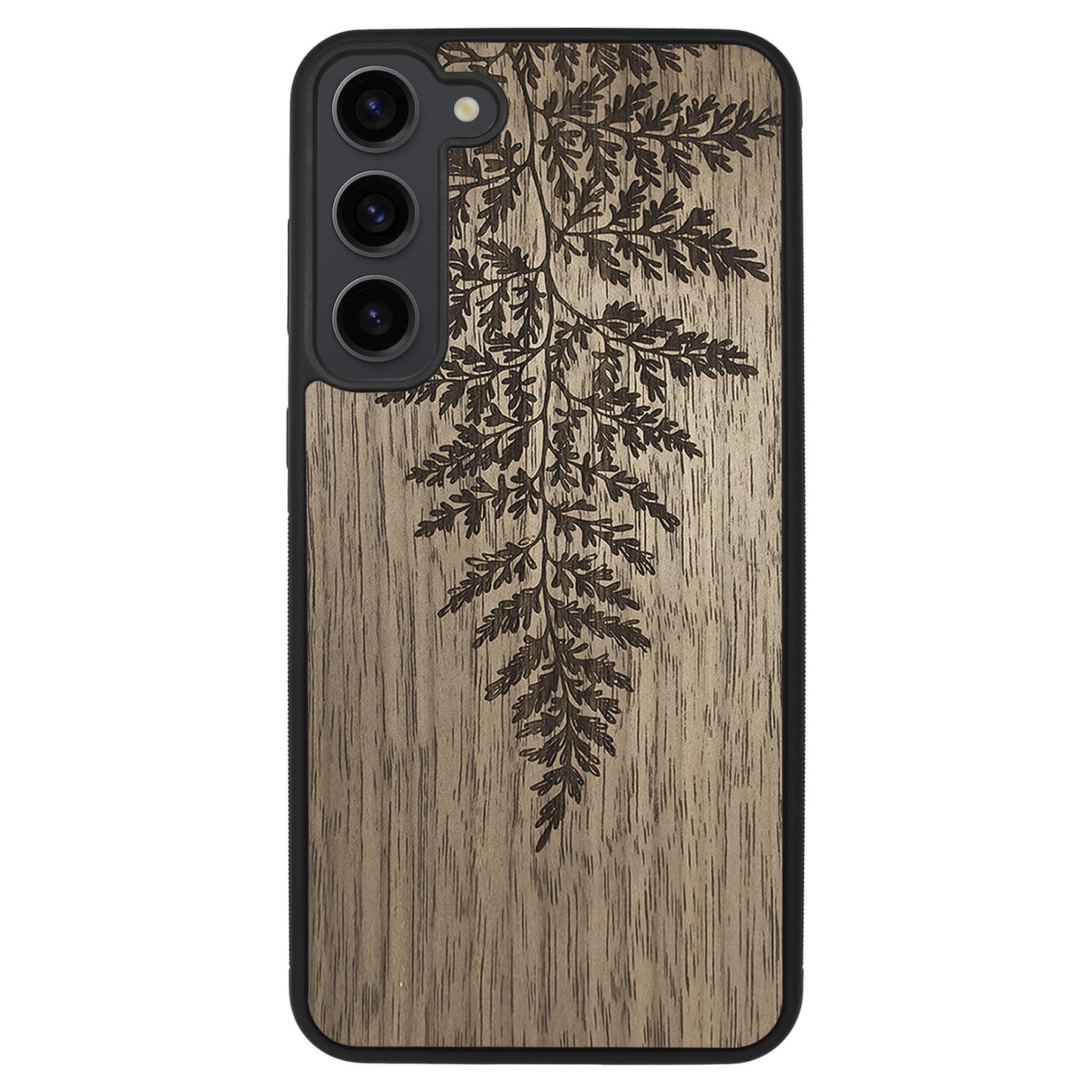 Wooden Case for Samsung Galaxy S23 Plus Fern