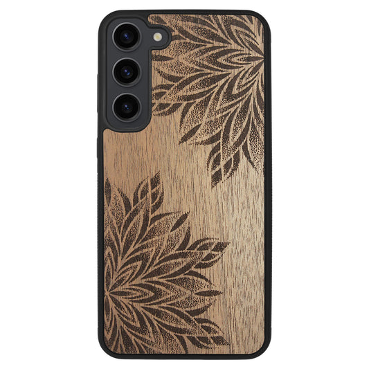 Wooden Case for Samsung Galaxy S23 Plus Mandala