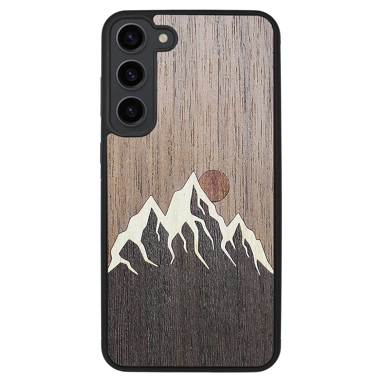 Wooden Case for Samsung Galaxy S23 Plus Mountain