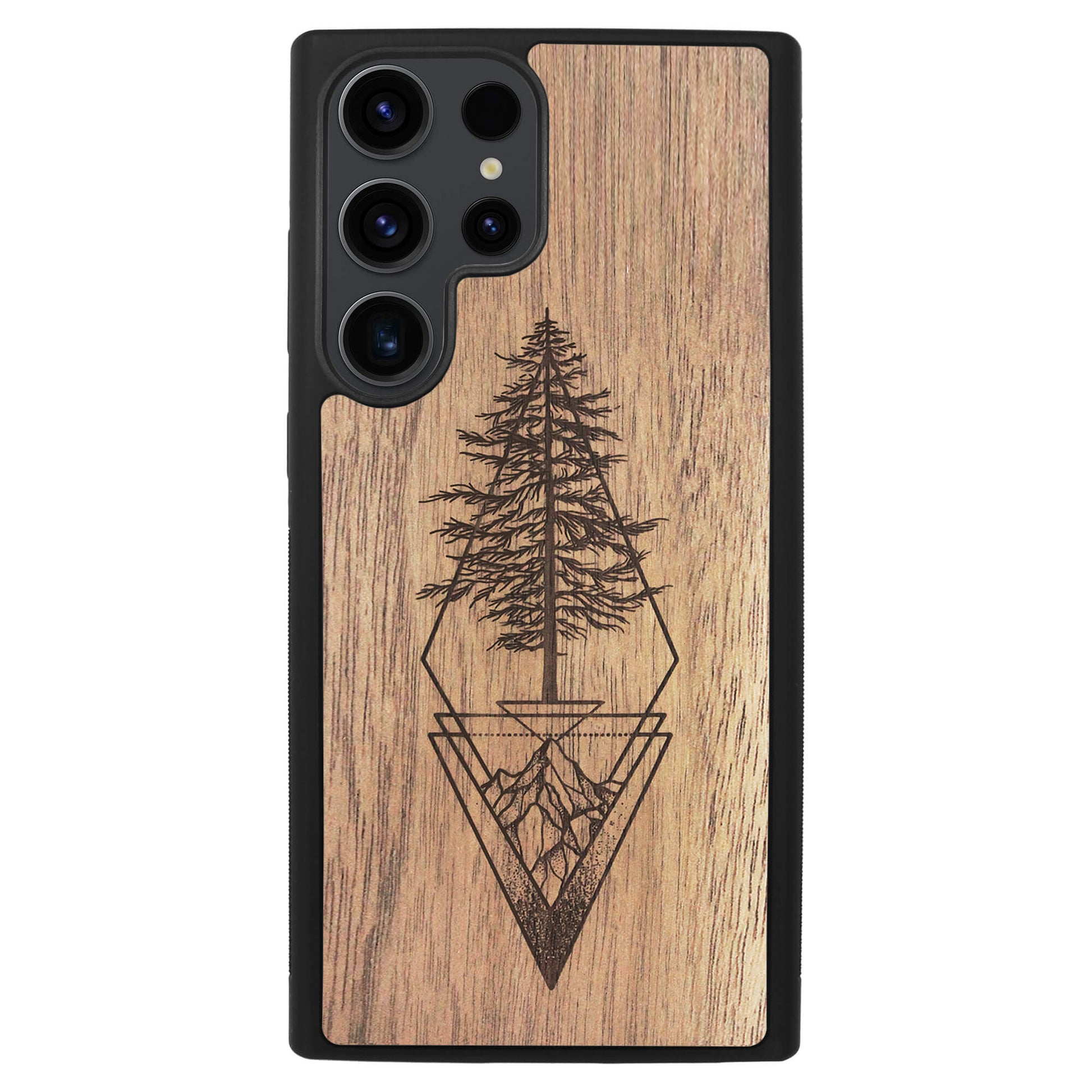 Wooden Case for Samsung Galaxy S23 Ultra Picea