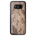 Wooden Case for Samsung Galaxy S8 Botanical