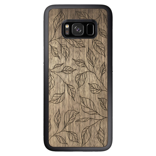 Wooden Case for Samsung Galaxy S8 Botanical Leaves