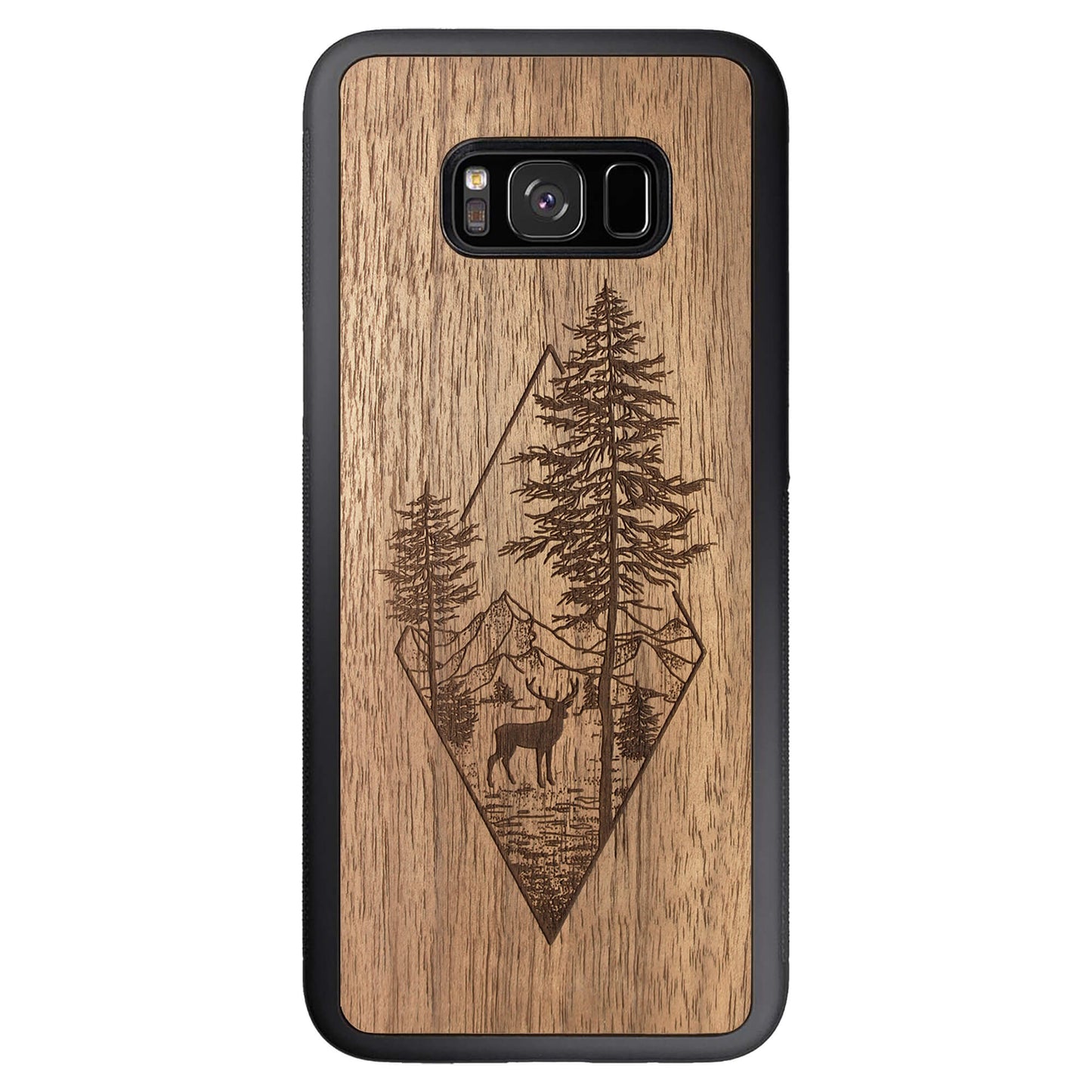 Wooden Case for Samsung Galaxy S8 Plus Deer Woodland