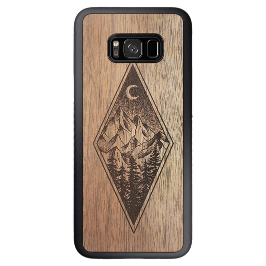 Wooden Case for Samsung Galaxy S8 Plus Mountain Night