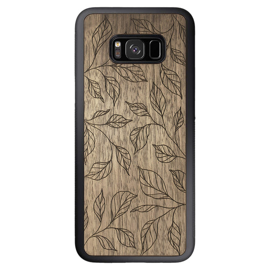 Wooden Case for Samsung Galaxy S8 Plus Botanical Leaves