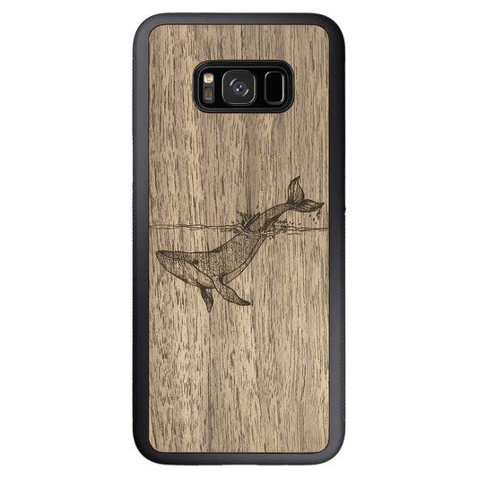 Wooden Case for Samsung Galaxy S8 Plus Whale