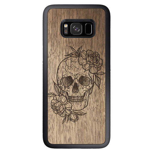 Wooden Case for Samsung Galaxy S8 Skull