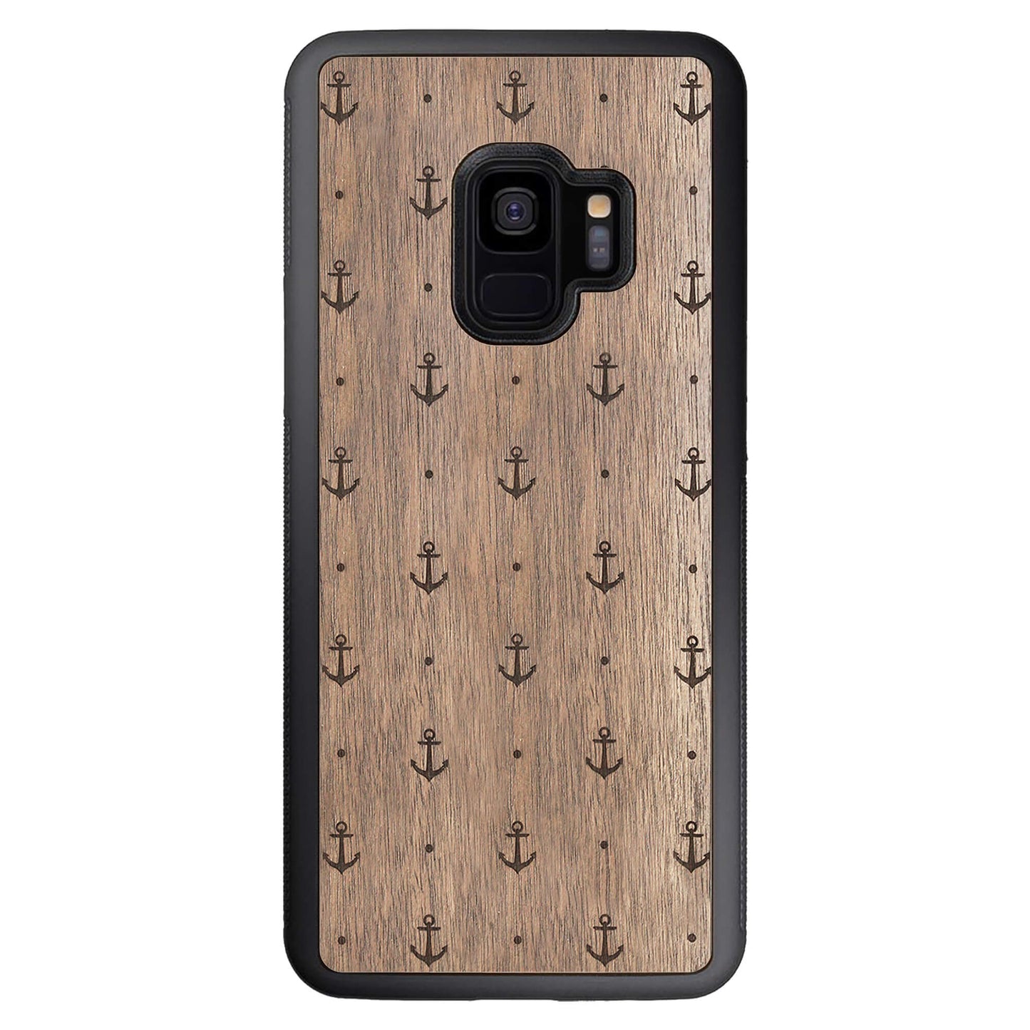 Wooden Case for Samsung Galaxy S9 Anchor