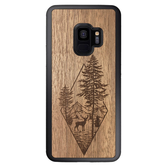 Wooden Case for Samsung Galaxy S9 Deer Woodland