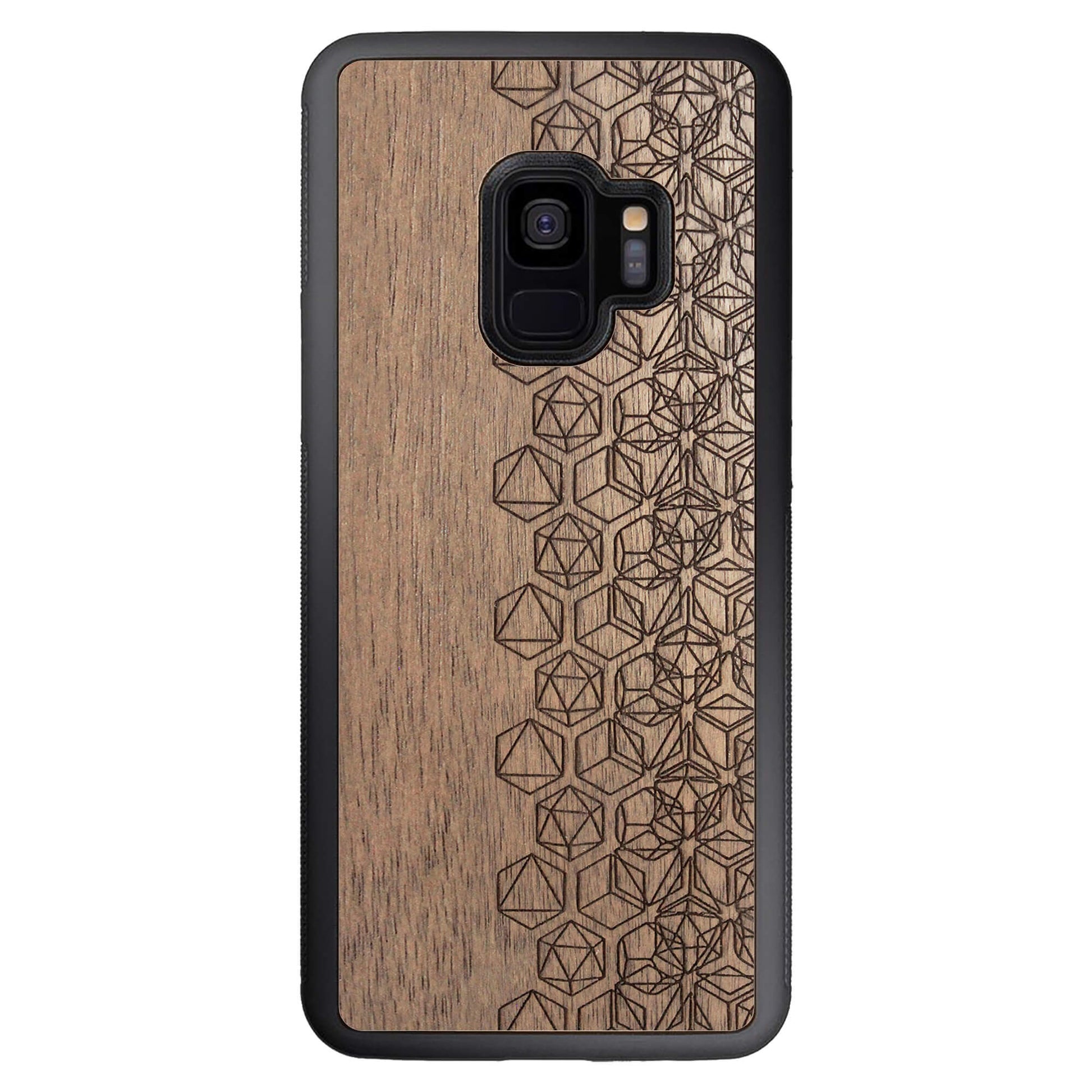 Wooden Case for Samsung Galaxy S9 Geometry