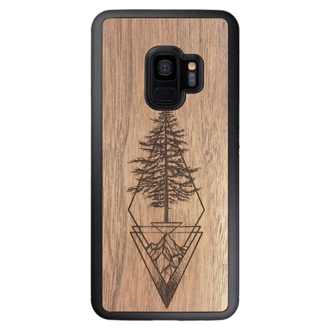Wooden Case for Samsung Galaxy S9 Picea