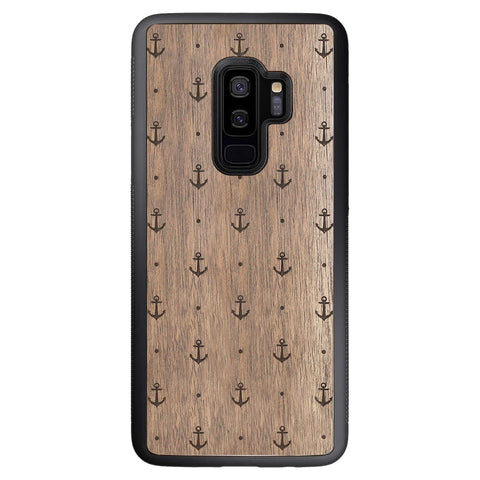 Wooden Case for Samsung Galaxy S9 Plus Anchor