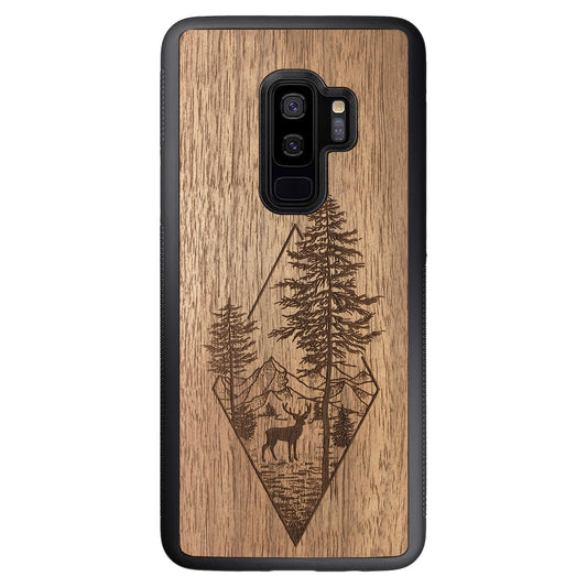 Wooden Case for Samsung Galaxy S9 Plus Deer Woodland