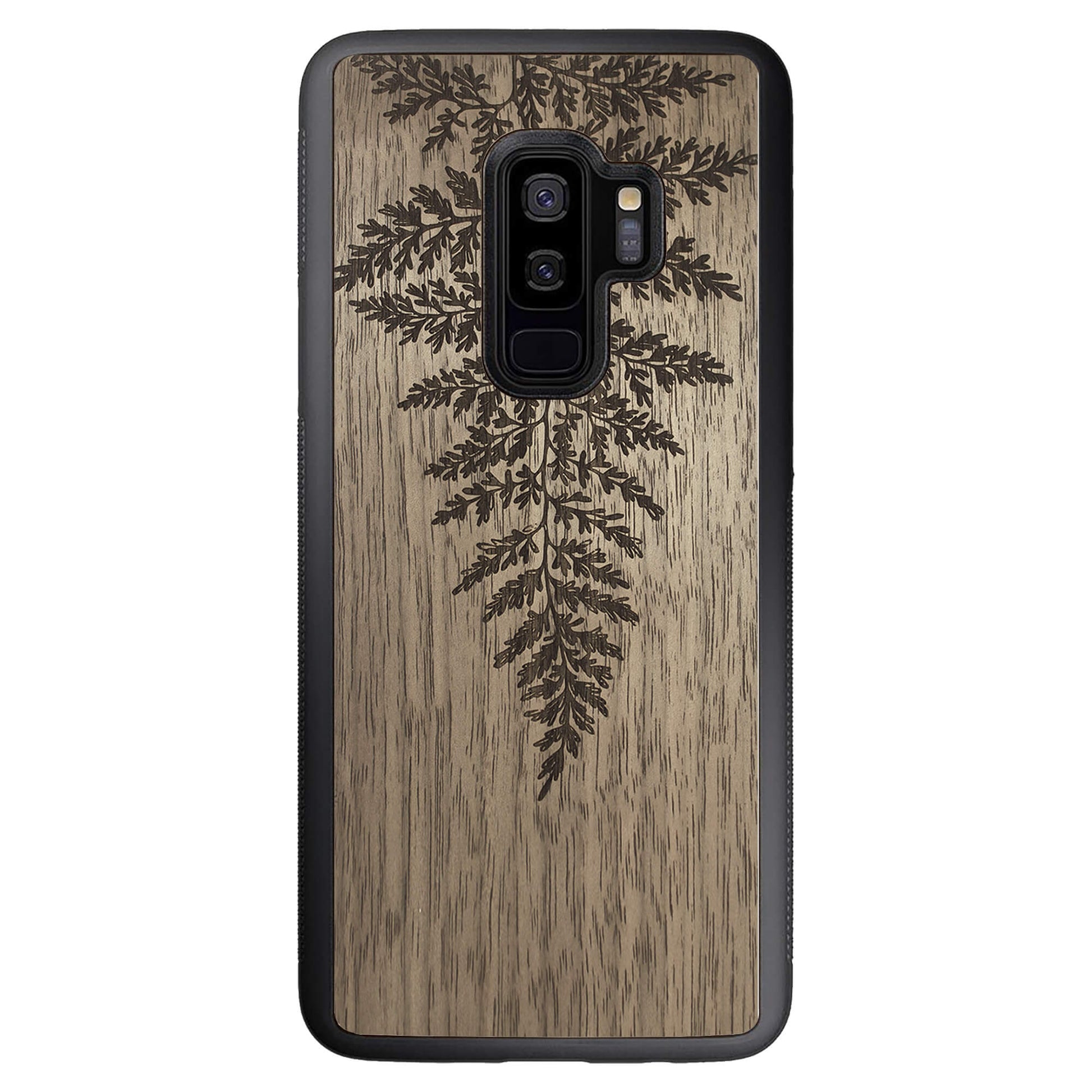 Wooden Case for Samsung Galaxy S9 Plus Fern