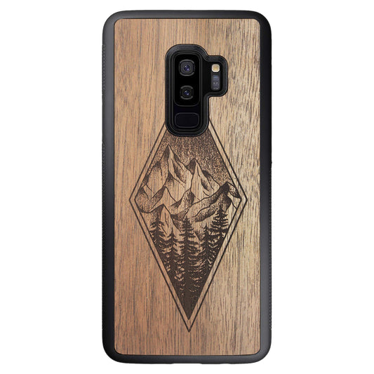 Wooden Case for Samsung Galaxy S9 Plus Mountain Night