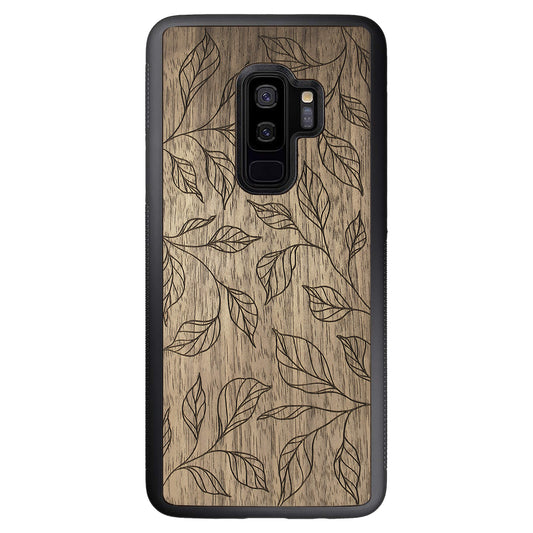 Wooden Case for Samsung Galaxy S9 Plus Botanical Leaves