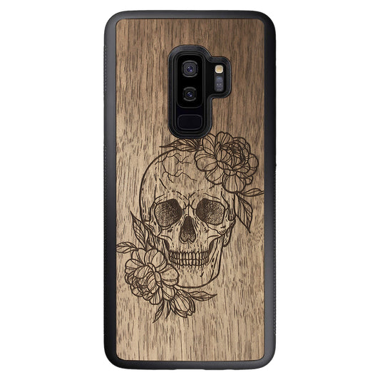 Wooden Case for Samsung Galaxy S9 Plus Skull