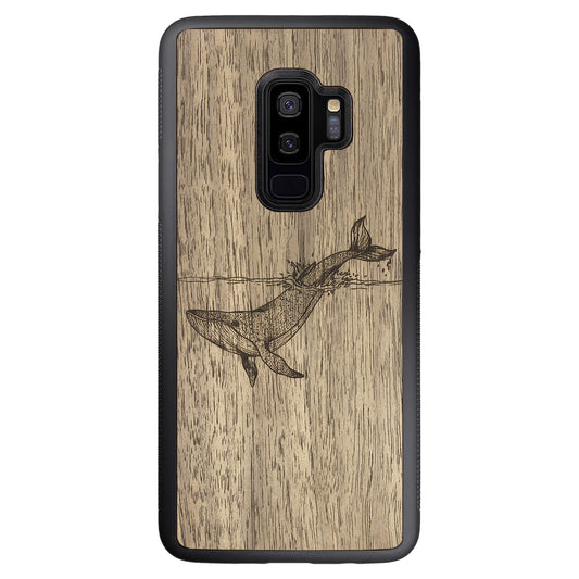 Wooden Case for Samsung Galaxy S9 Plus Whale
