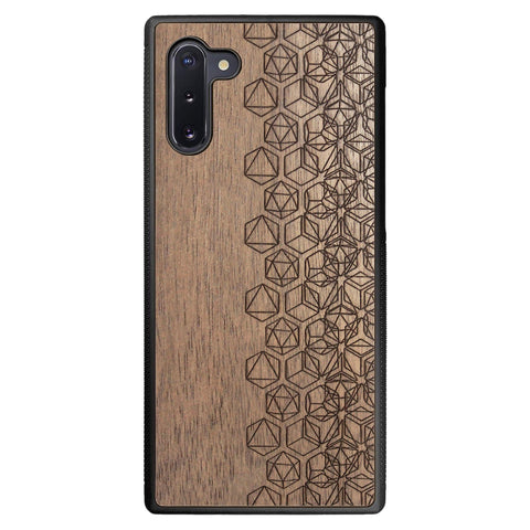 Wooden Case for Samsung Galaxy Note 10 Geometric