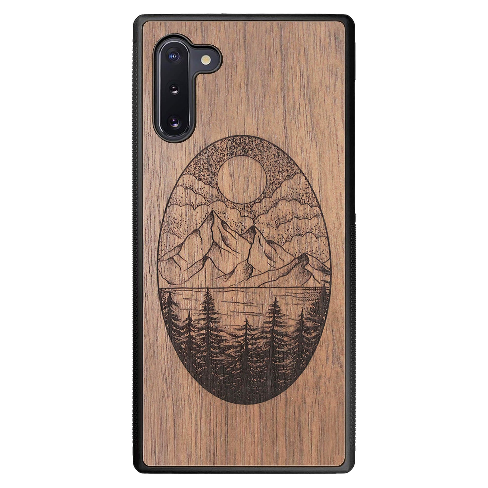 Wooden Case for Samsung Galaxy Note 10 Landscape