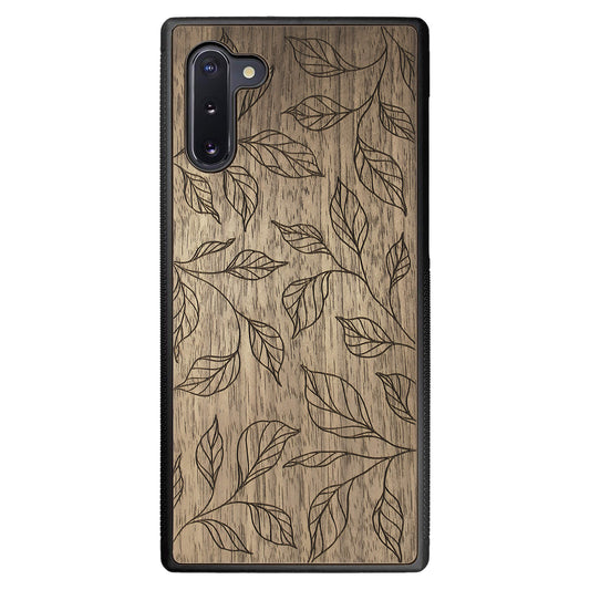 Wooden Case for Samsung Galaxy Note 10 Botanical Leaves