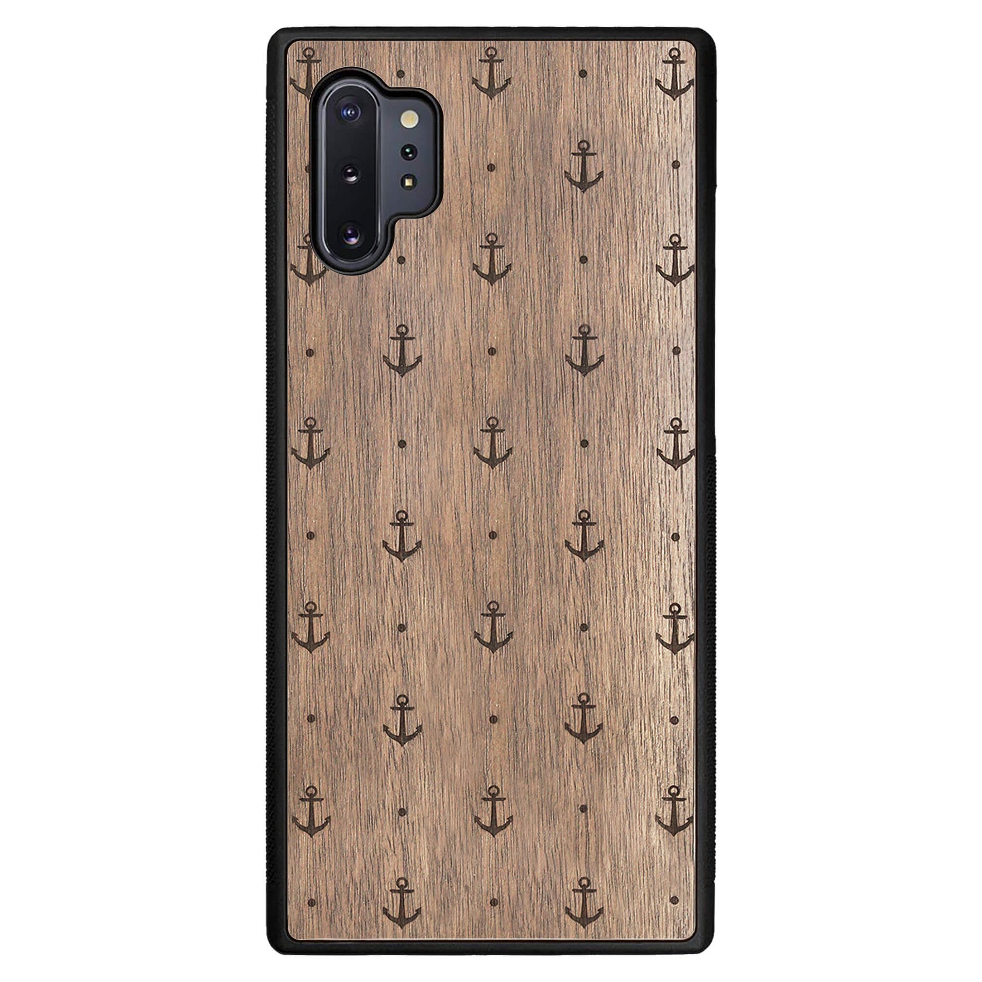 Wooden Case for Samsung Galaxy Note 10 Plus Anchor