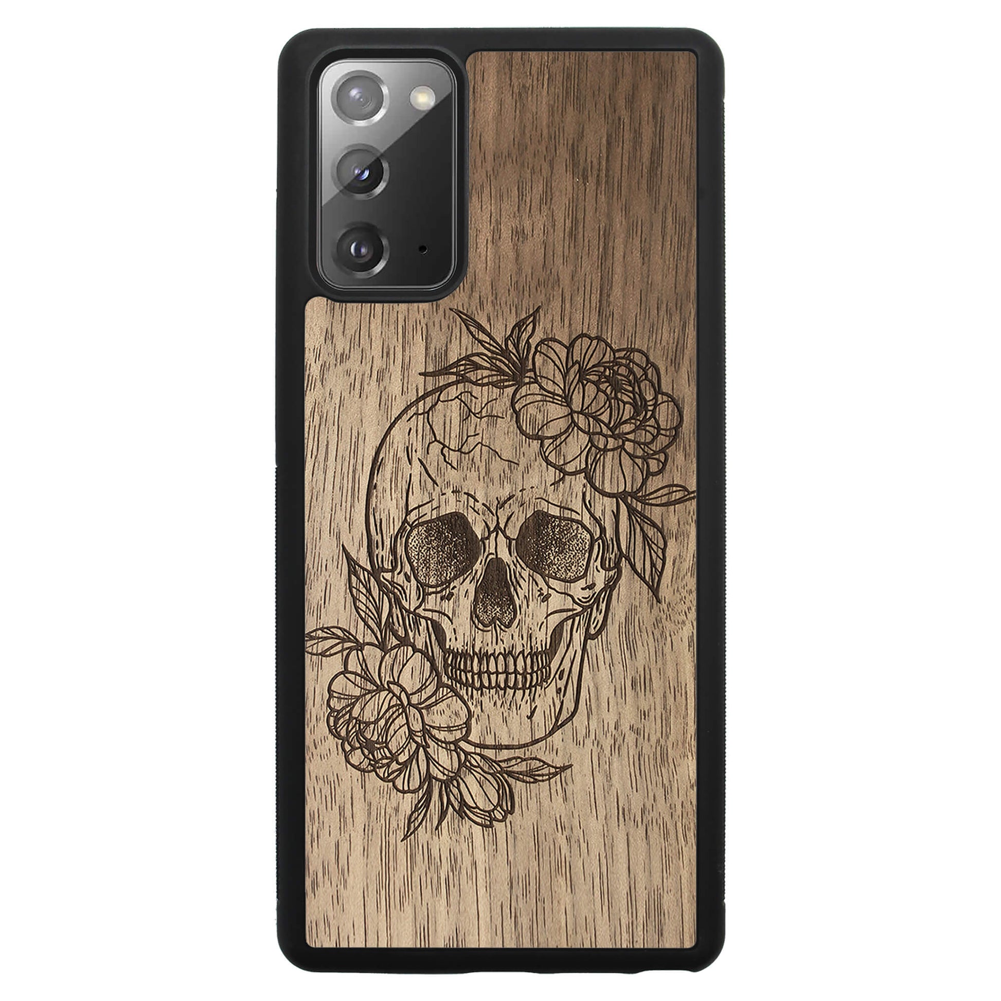 Wooden Case for Samsung Galaxy Note 20 Skull