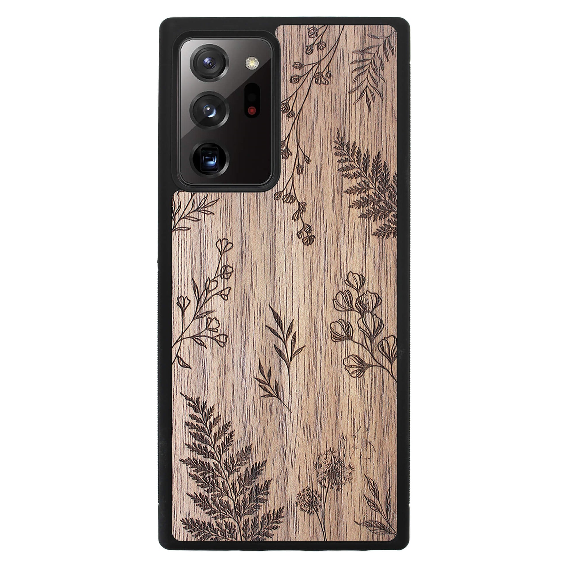 Wooden Case for Samsung Galaxy Note 20 Ultra Botanical