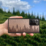 Wood Galaxy Note 20 Case Forest