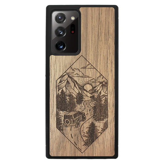 Wooden Case for Samsung Galaxy Note 20 Ultra Mountain Road