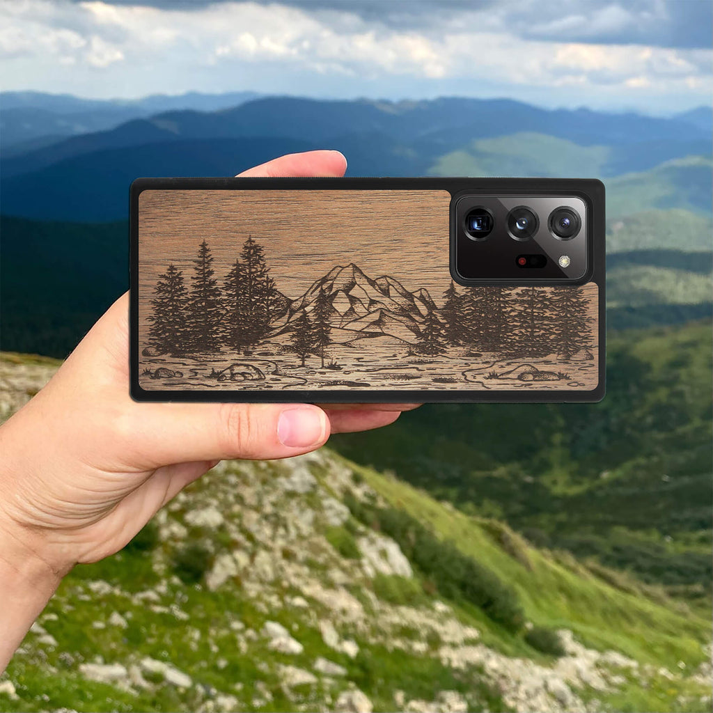 Wood Galaxy Note 20 Case Nature