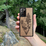 Wood Galaxy Note 8 Case Woodland Bear