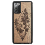 Wooden Case for Samsung Galaxy Note 20 Woodland Bear