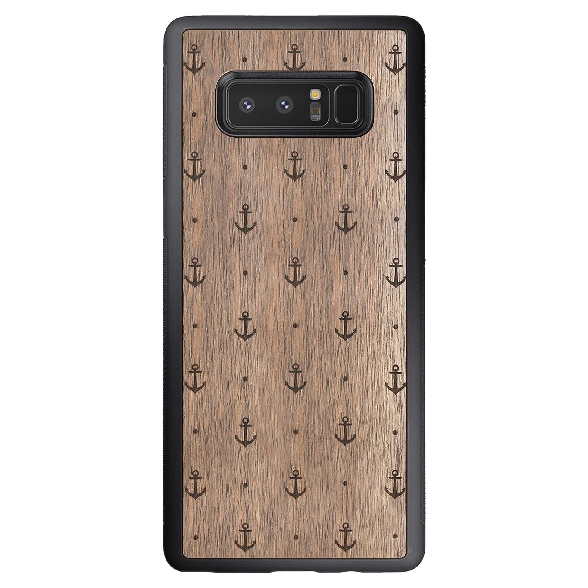 Wooden Case for Samsung Galaxy Note 8 Anchor