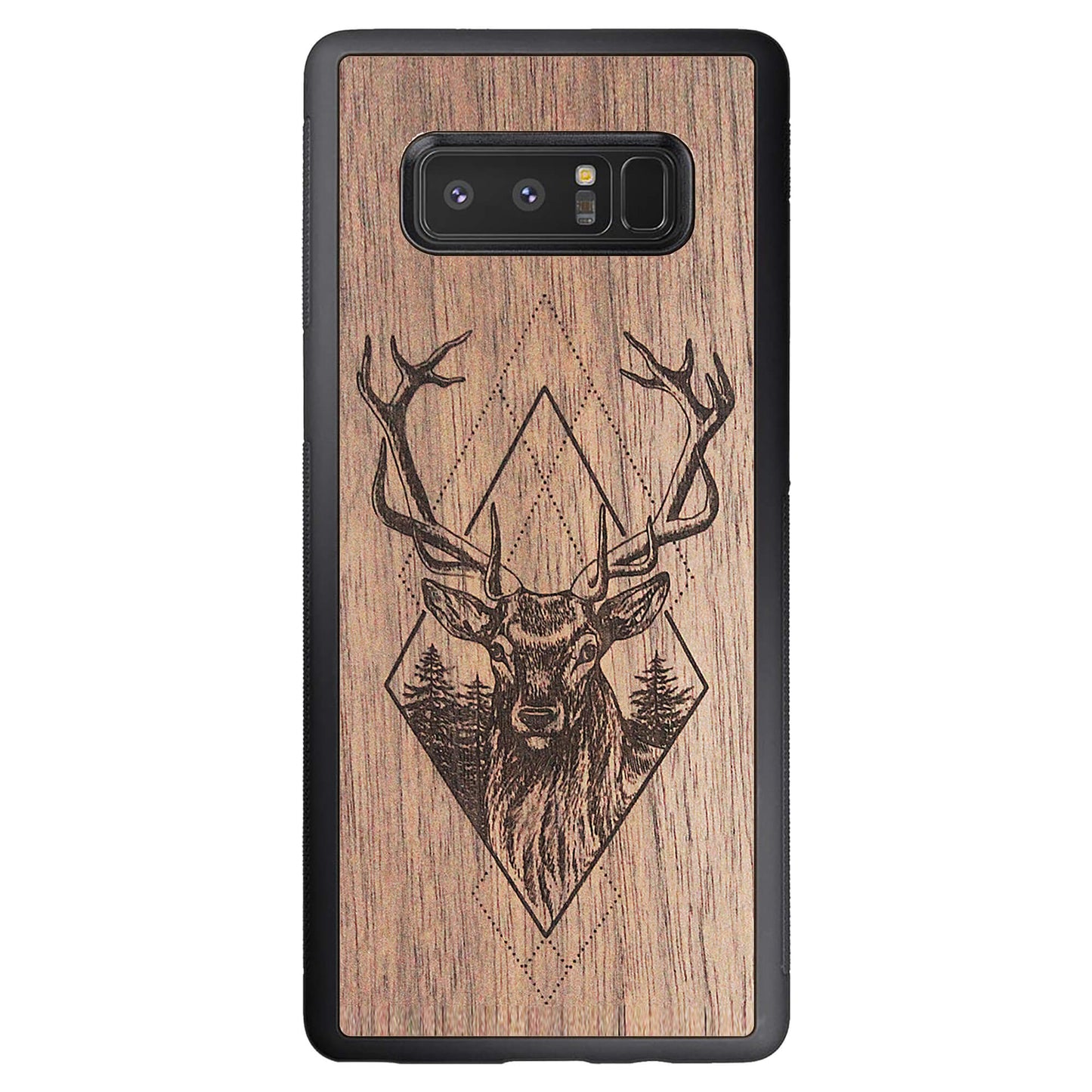 Wooden Case for Samsung Galaxy Note 8 Deer