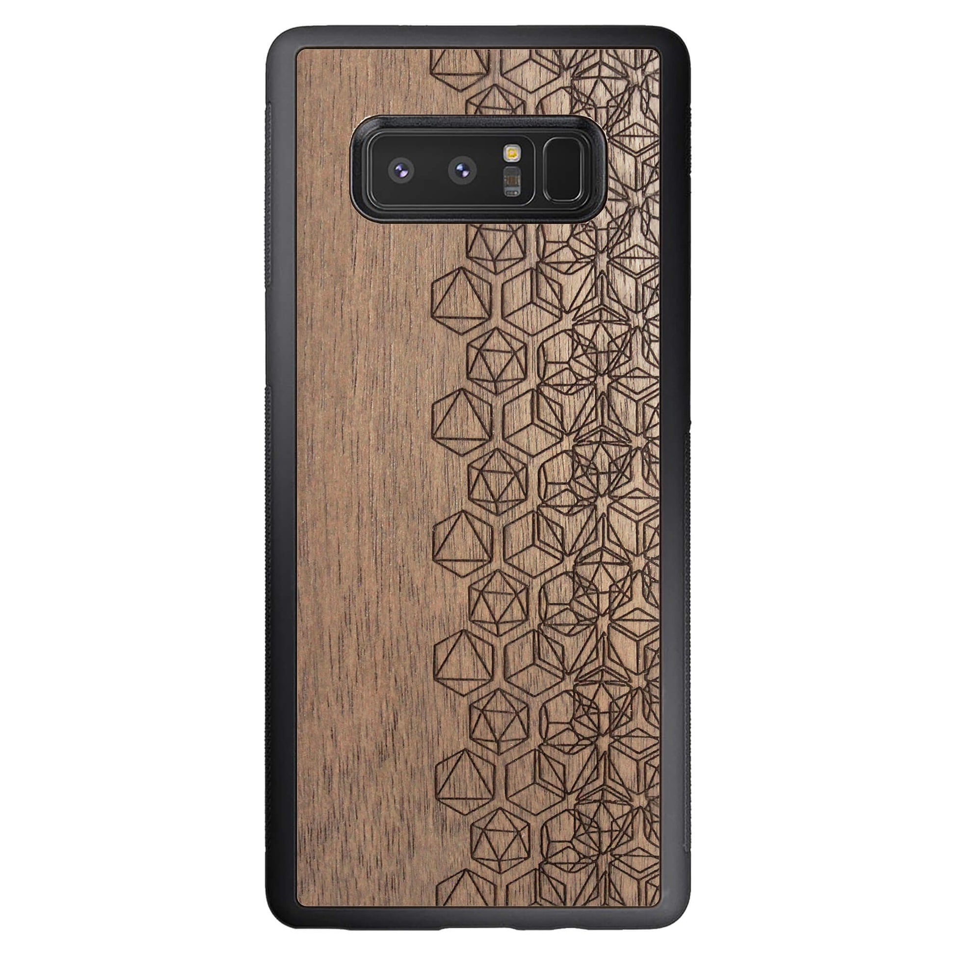 Wooden Case for Samsung Galaxy Note 8 Geometric