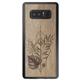 Wooden Case for Samsung Galaxy Note 8 Monstera