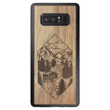Wooden Case for Samsung Galaxy Note 8 Mountain Road
