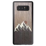 Wooden Case for Samsung Galaxy Note 8 Mountain