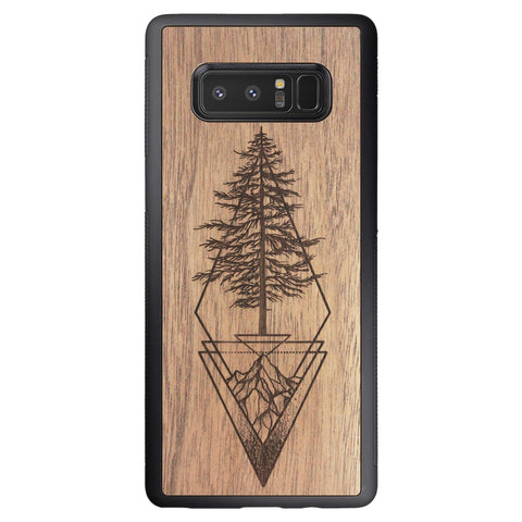 Wooden Case for Samsung Galaxy Note 8 Picea