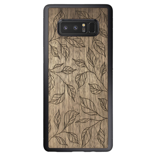 Wooden Case for Samsung Galaxy Note 8 Botanical Leaves